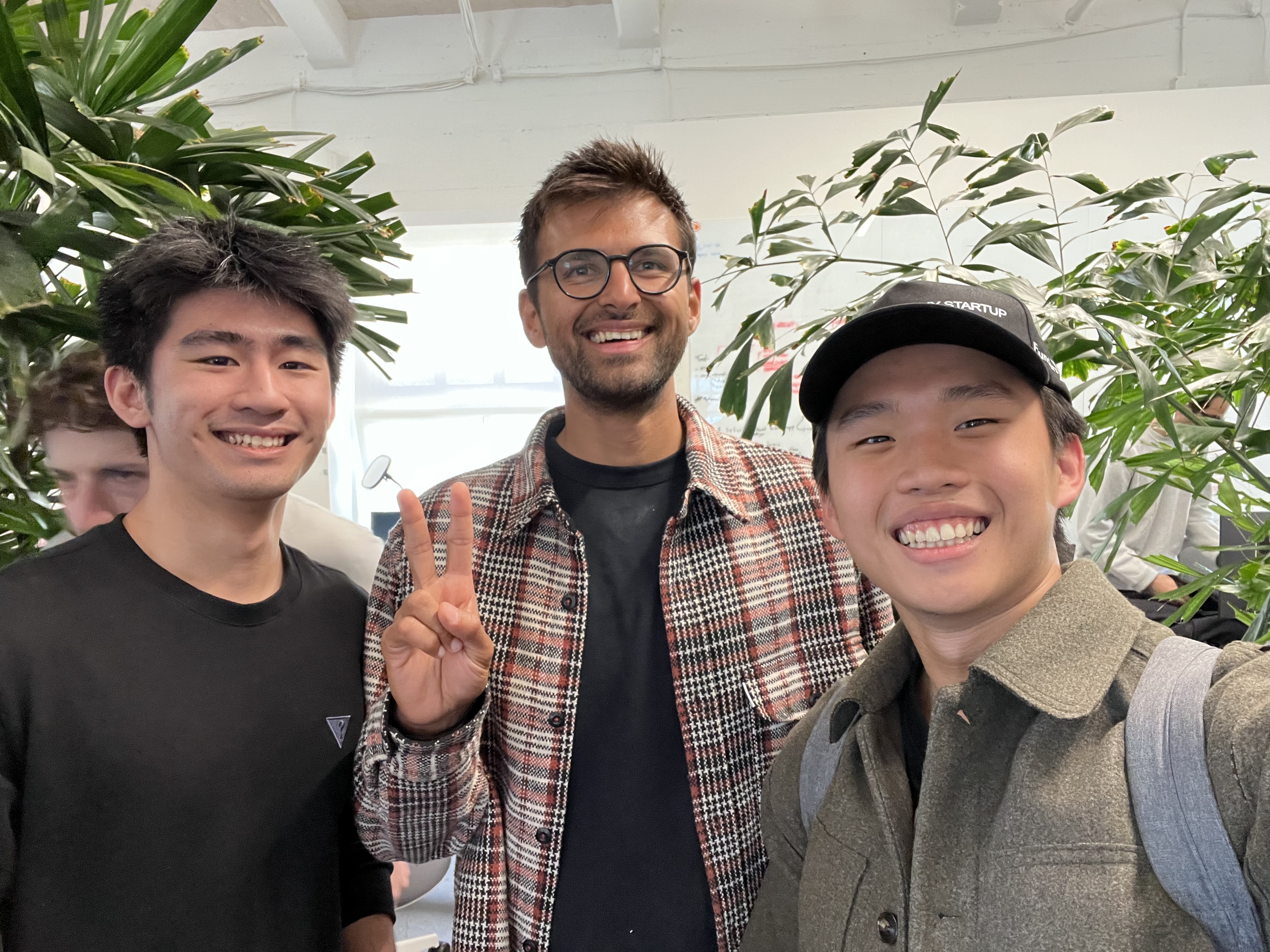 first time in SF, met farza at founders inc 
